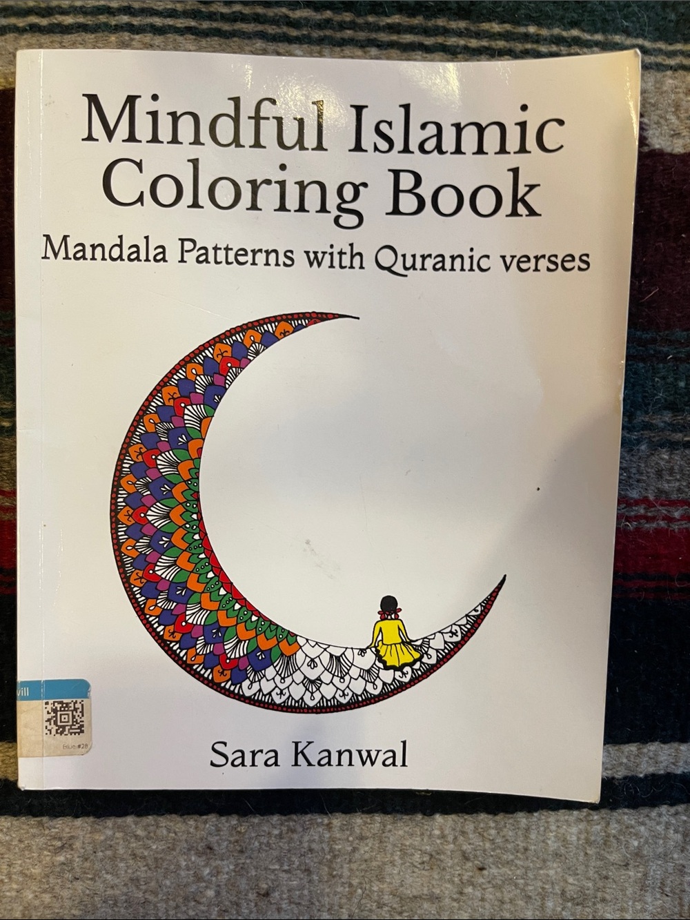 Mindful Islamic Coloring Book by - White & Multicolor Cover